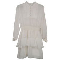 Little Remix Cream Lea Lace Shirtdress