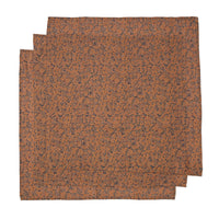 Konges Slojd Winter Leaves Mustard 3 Pack Muslin Cloth