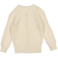 aymara Ecru Organic Angle Knit Sweater