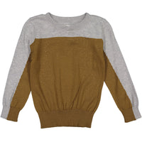aymara Ginger Colorblock Crewneck Sweater