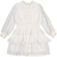 Little Remix Cream Lea Lace Shirtdress