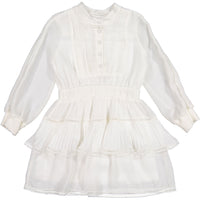 Little Remix Cream Lea Lace Shirtdress