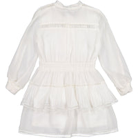 Little Remix Cream Lea Lace Shirtdress