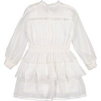 Little Remix Cream Lea Lace Shirtdress