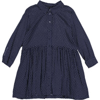 Little Remix Navy Dot Rion Shirtdress