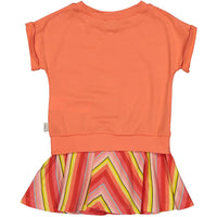 Paul Smith Junior Papaya Heart Summer Dropwaist Dress