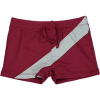 Coco Blanc Red/Grey Tight Swim Trunk