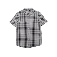 Boys and Arrows Black Checks Short Sleeve Shirt