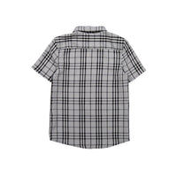 Boys and Arrows Black Checks Short Sleeve Shirt