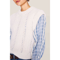 ba&sh Ecru Duna Sweater