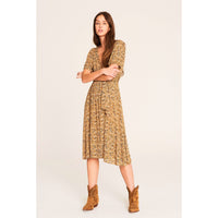 ba&sh Ochre Noemie Dress