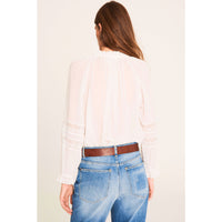 ba&sh White Stella Blouse