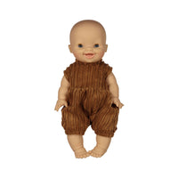 MiniKane Caramel Velvet Noa Romper