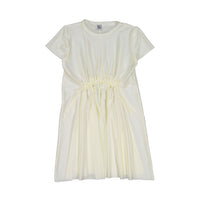 Orimusi Cream Flare Cinched Dress