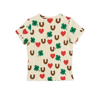 Mini Rodini Clover Print Tee