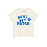 Mini Rodini Blue Game Quote Tee