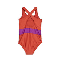 Mini Rodini Red Butterfly Sporty Swimsuit