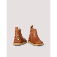 Petit Nord Cognac Wildflower Ankle Boot