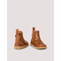 Petit Nord Cognac Autumn Leaves Ankle Boot
