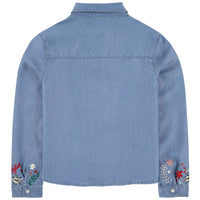 Sonia Rykiel Tencel Embroidered Blouse
