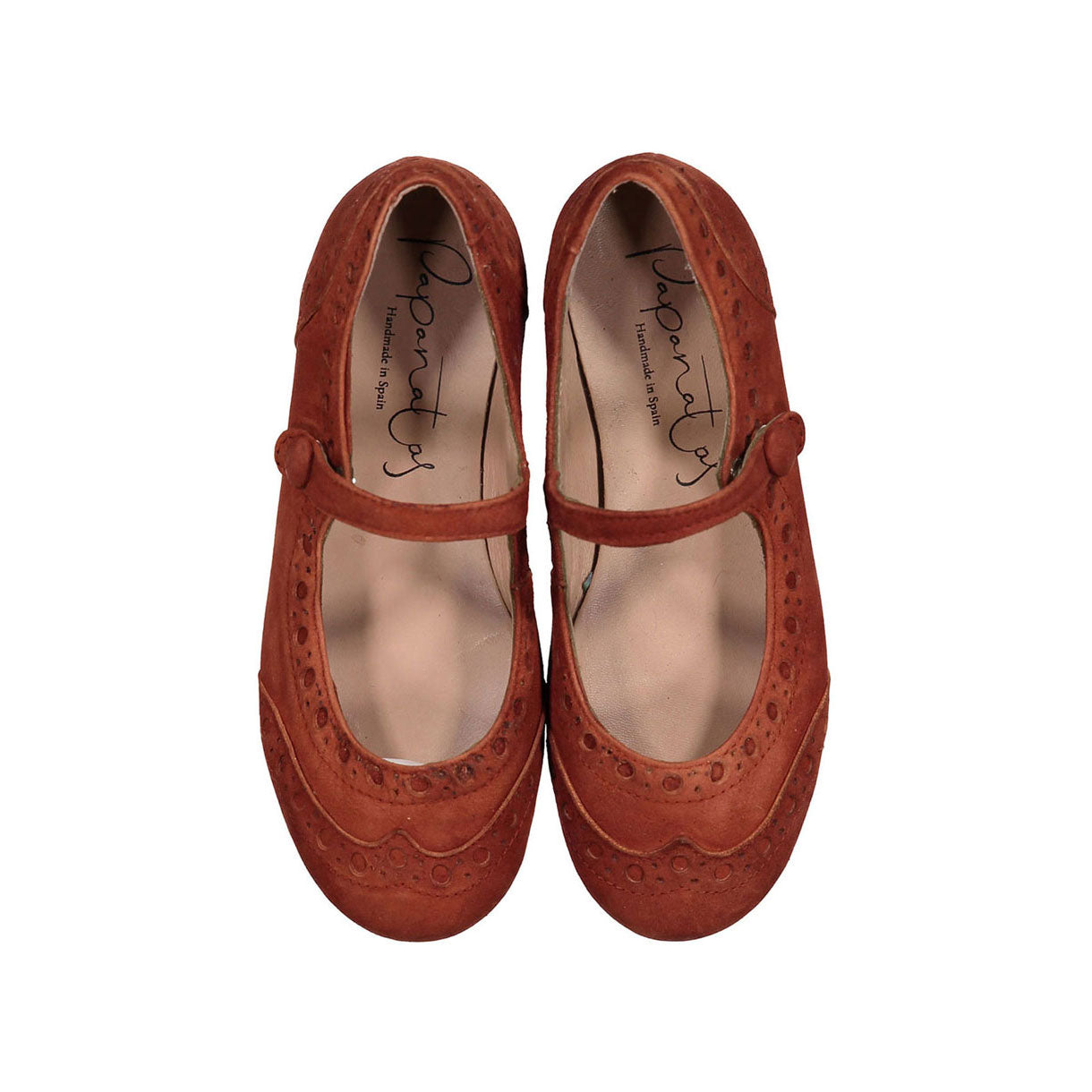 Papanatas Autumn Suede Wingtip Mary Janes â Ladida