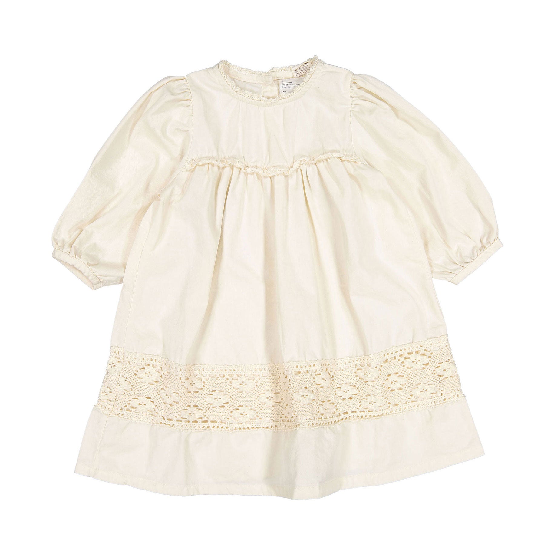 The Beige Lace Dress