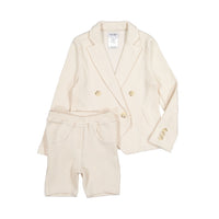 Boys and Arrows Beige Waffle Shorts