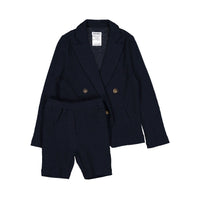 Boys and Arrows Navy Waffle Shorts