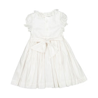 Antoinette Paris White Colombe Soft French Silk Dress