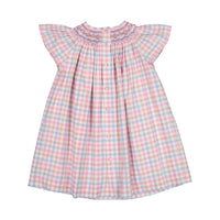 Antoinette Paris Blue Salome Tartan Dress