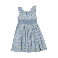 Antoinette Paris Blue Angele Floral Sleeveless Dress