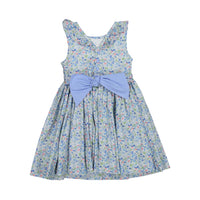 Antoinette Paris Blue Angele Floral Sleeveless Dress