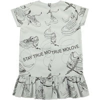 Molo Sneaker Sketch Ceel Peplum Dress
