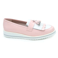 Papanatas Pink Patent Loafer Sneaker