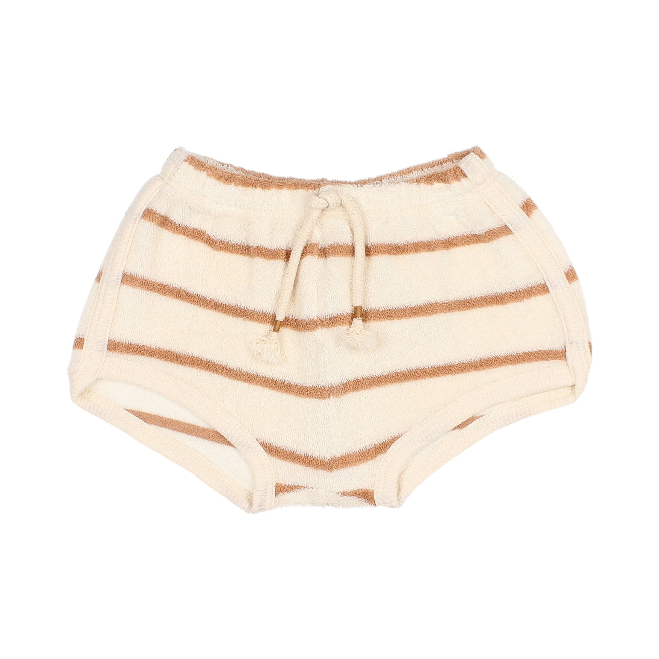 Babyhug Terry Knit Mid Thigh Shorts with Tropical Theme Print - Navy Blue main image 1