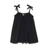 Little Creative Factory Black Baby Muslin Ruffle Sundress