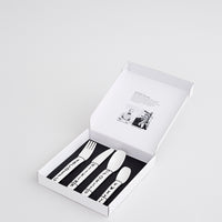 Design Letters Kids Cutlery - WHITE