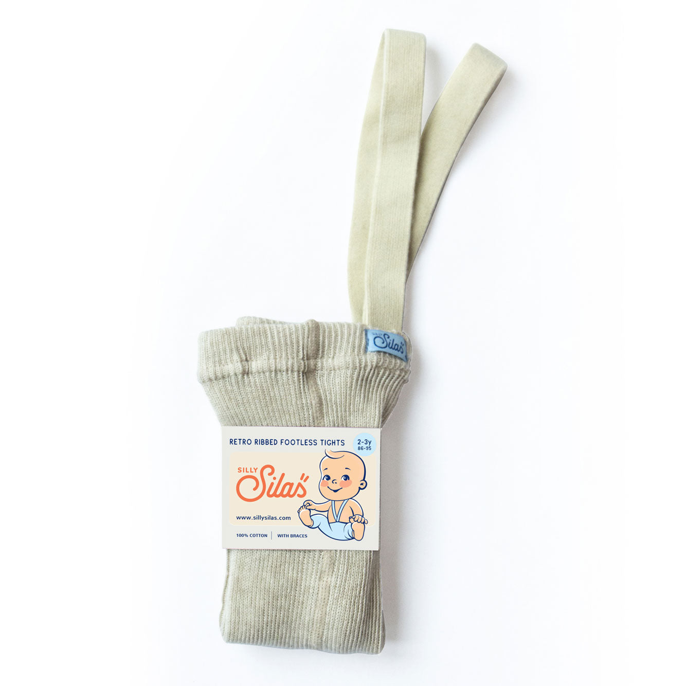 Silly Silas Cream Blend Footless Cotton Tights – Ladida