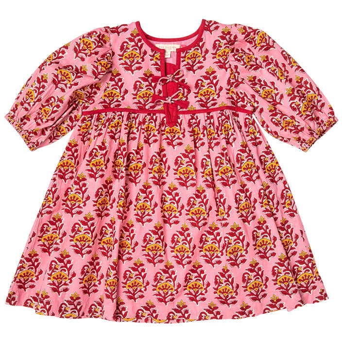 open lace back dress Pink Chicken Girls' Kelsey Dress – Saint Bernard main image 0