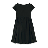 Little Creative Factory Black Crushed Cotton Dress