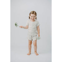 Lovedbaby Stone Pointelle Henley Tee