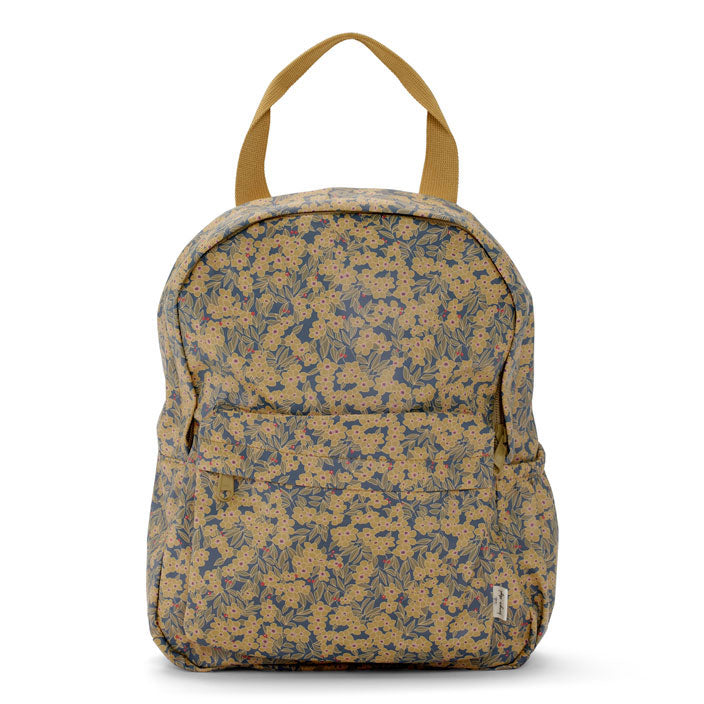 Konges Slojd  Winter Leaves Mustard Rain Kids Junior Backpack