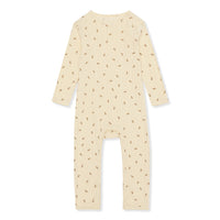 Konges Slojd Petit Bisou Mustard Minnie New Born Onesie