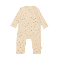 Konges Slojd Petit Bisou Mustard Minnie New Born Onesie