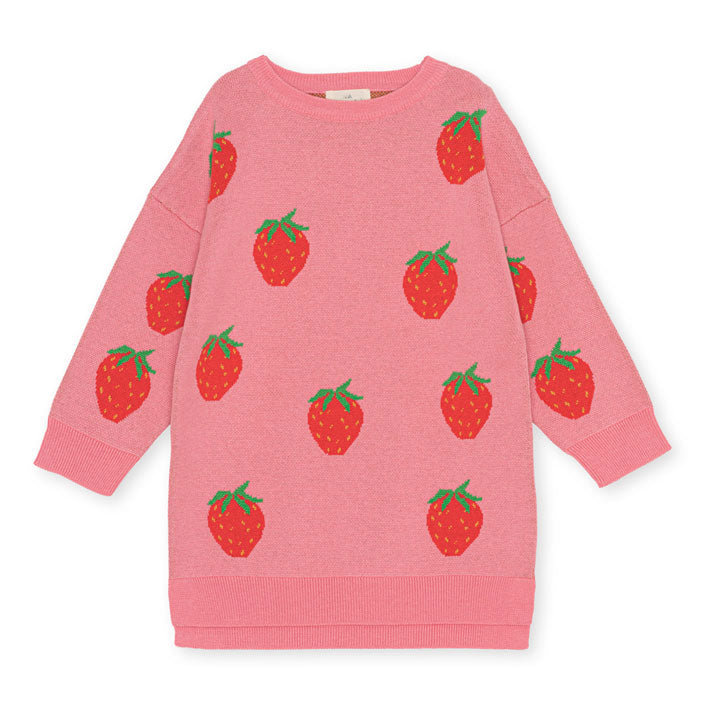 mini rodini strawberry dress Konges Slojd Strawberry Pink Lapis Dress – Ladida