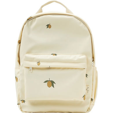 aesthetic kids backpack Konges Slojd Lemon Rainy Kids Backpack Junior – Ladida