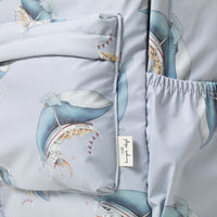 Konges Slojd Whale Boat Rainy Kids Backpack Junior