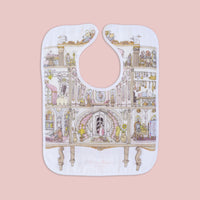 Atelier Choux Dollhouse Large Bib (Gold Snaps)