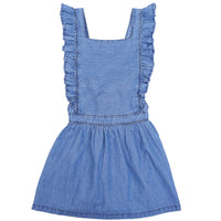 Emile et Ida Light Chambray Apron Dress