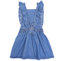 Emile et Ida Light Chambray Apron Dress